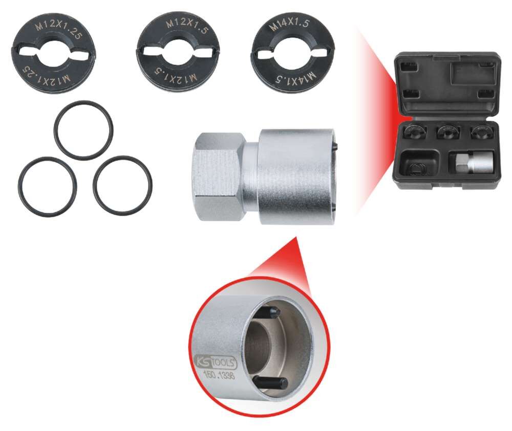 KS Tools Radbolzen Gewindereparatut Satz 4 Teile Produktbild KS Tools Radbolzen Gewindereparatut Satz 4 Teile bild 7