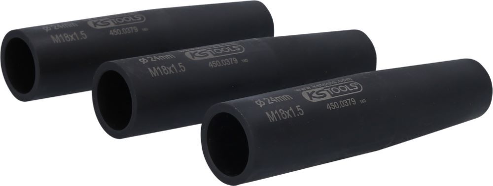 Produktbild KS Tools Radbolzen Zentrier- und Schonhülsen Satz M18x1,5 Durchmesser 24,0 mm