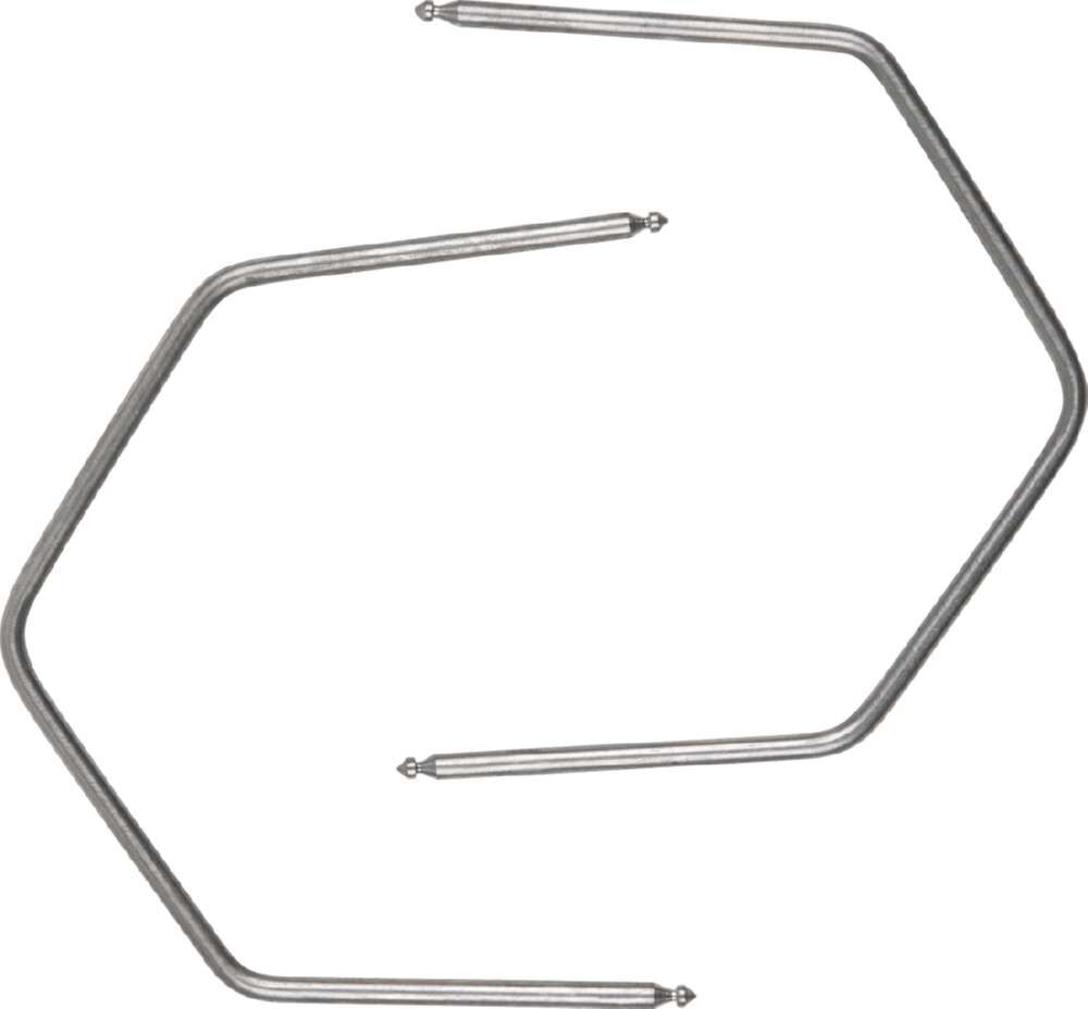 KS Tools Radio Entriegelungswerkzeug Opel 2 Teile Länge 90 mm Produktbild KS Tools Radio Entriegelungswerkzeug Opel 2 Teile Länge 90 mm