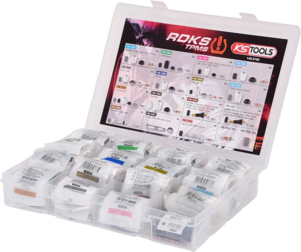 KS Tools RDKS TPMS Service Sortiment für Reifendruck Kontrollsysteme 150 Teile Produktbild KS Tools RDKS TPMS Service Sortiment für Reifendruck Kontrollsysteme 150 Teile