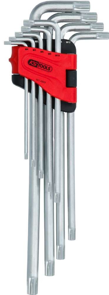 KS Tools Winkelstiftschlüsselsatz Ribe XL 9 Teile Produktbild KS Tools Winkelstiftschlüsselsatz Ribe XL 9 Teile