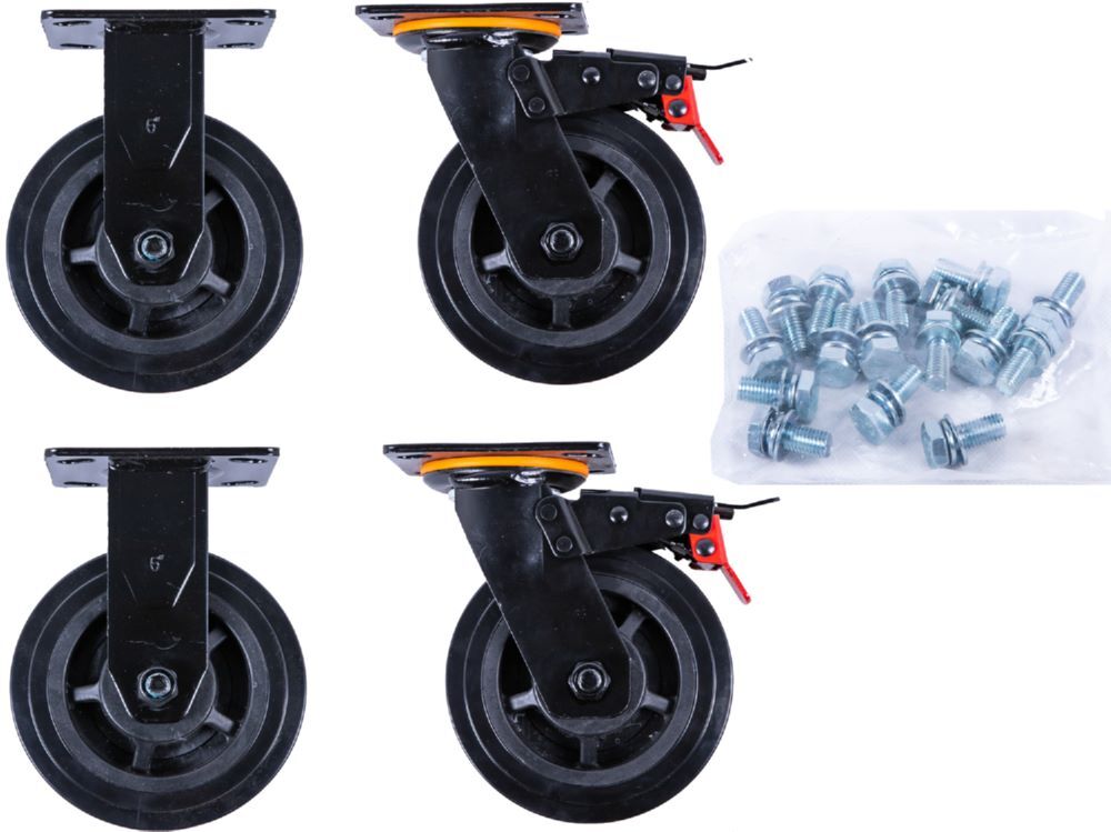 KS Tools Rollen-Satz zu Werkstattwagen P45 inklusive Schrauben Produktbild KS Tools Rollen-Satz zu Werkstattwagen P45 inklusive Schrauben