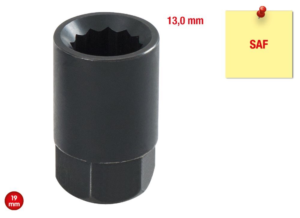 Produktbild SAF 12-kant Bremsscheiben-Stecknuss 13mm bild 2