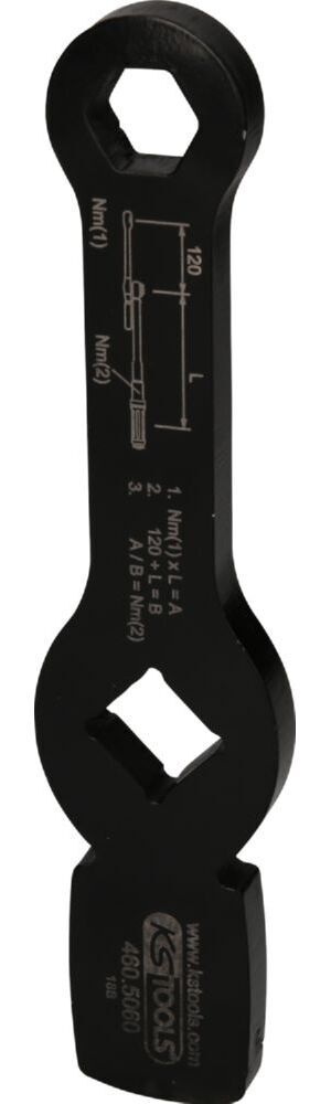 Produktbild KS Tools Schlag Sechskant Schlüssel 3/4 Zoll 2 Schlagflächen 30 mm