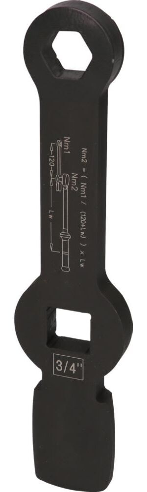 Produktbild KS Tools Schlag Sechskant Schlüssel 3/4 Zoll 2 Schlagflächen 24 mm