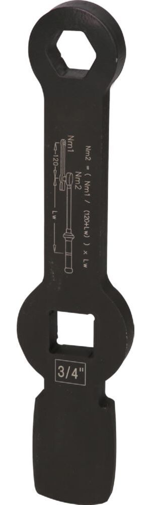 Produktbild KS Tools Schlag Sechskant Schlüssel 3/4 Zoll 2 Schlagflächen 26 mm