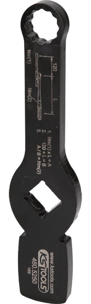 Produktbild KS Tools Schlag Zwölfkant Schlüssel 3/4 Zoll mit 2 Schlagflächen 19 mm