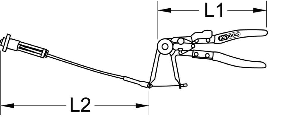 KS Tools Schlauchschellenzange Produktbild KS Tools Schlauchschellenzange bild 2