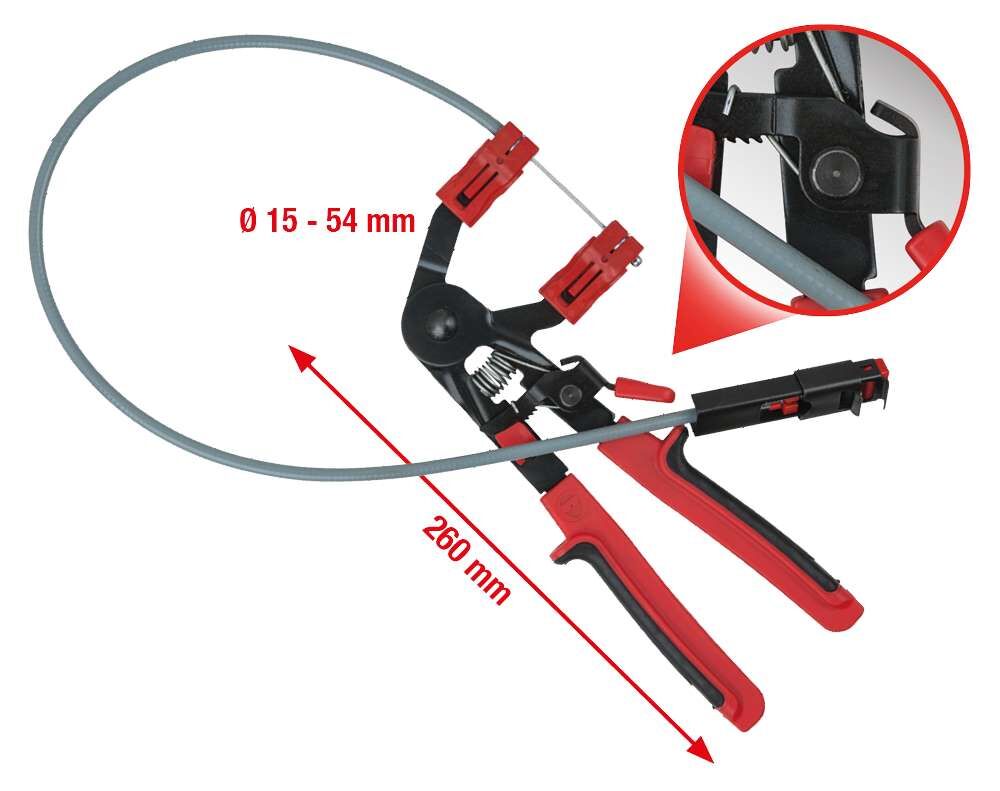 KS Tools Schlauchschellenzange Bowdenzug 730mm Produktbild KS Tools Schlauchschellenzange Bowdenzug 730mm bild 12