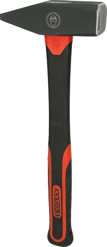 KS Tools Schlosserhammer mit Fiberglasstiel 1500g Produktbild KS Tools Schlosserhammer mit Fiberglasstiel 1500g
