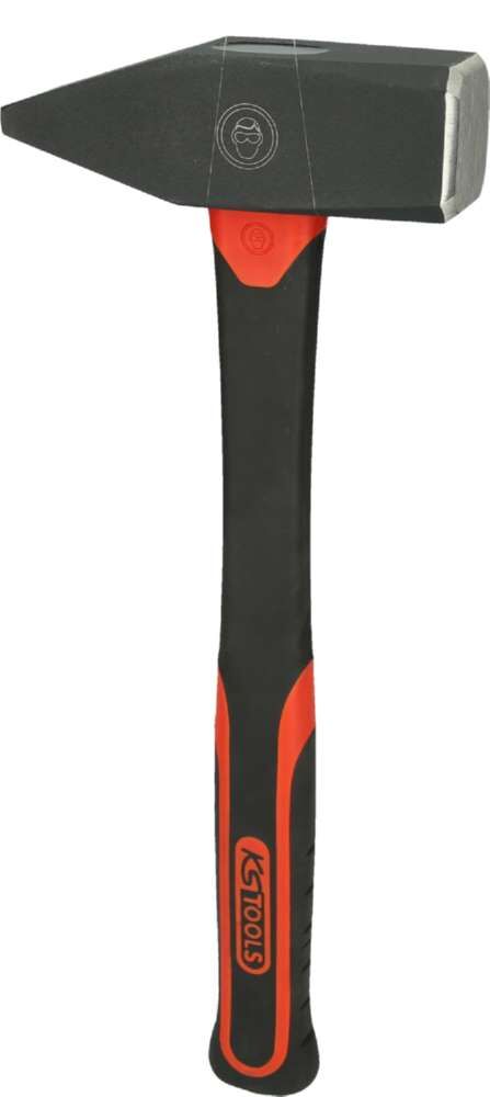 KS Tools Schlosserhammer mit Fiberglasstiel 2000g Produktbild KS Tools Schlosserhammer mit Fiberglasstiel 2000g