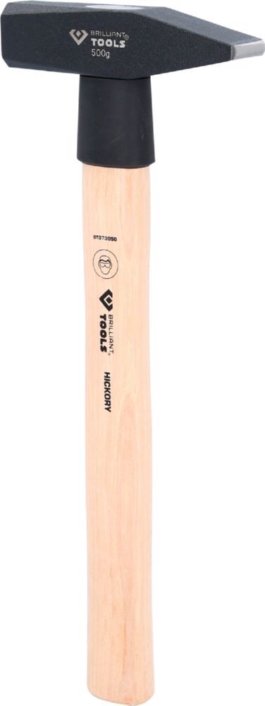 Brilliant Tools Schlosserhammer mit Hickory Stiel 500 Gramm Produktbild Brilliant Tools Schlosserhammer mit Hickory Stiel 500 Gramm