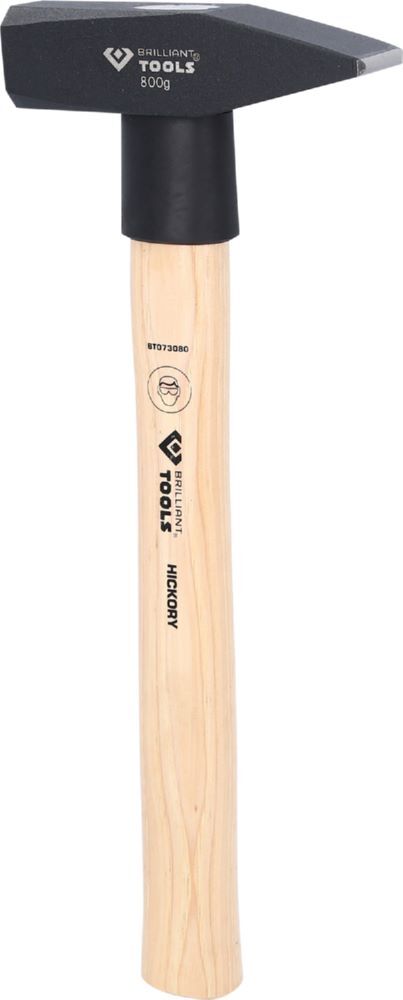 Brilliant Tools Schlosserhammer mit Hickory Stiel 800 Gramm Produktbild Brilliant Tools Schlosserhammer mit Hickory Stiel 800 Gramm