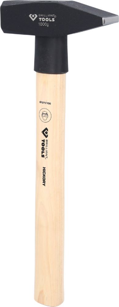 Brilliant Tools Schlosserhammer mit Hickory Stiel 1000 Gramm Produktbild Brilliant Tools Schlosserhammer mit Hickory Stiel 1000 Gramm