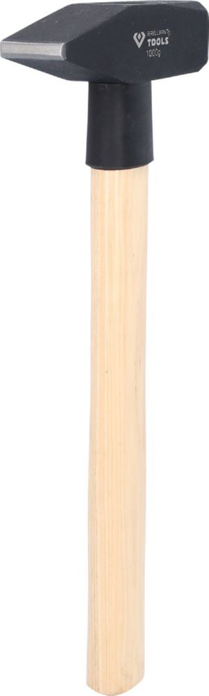 Brilliant Tools Schlosserhammer mit Hickory Stiel 1000 Gramm Produktbild Brilliant Tools Schlosserhammer mit Hickory Stiel 1000 Gramm bild 4