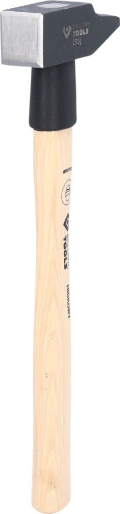 Brilliant Tools Schlosserhammer mit Hickory Stiel 250 Gramm französische Form Produktbild Brilliant Tools Schlosserhammer mit Hickory Stiel 250 Gramm französische Form bild 3