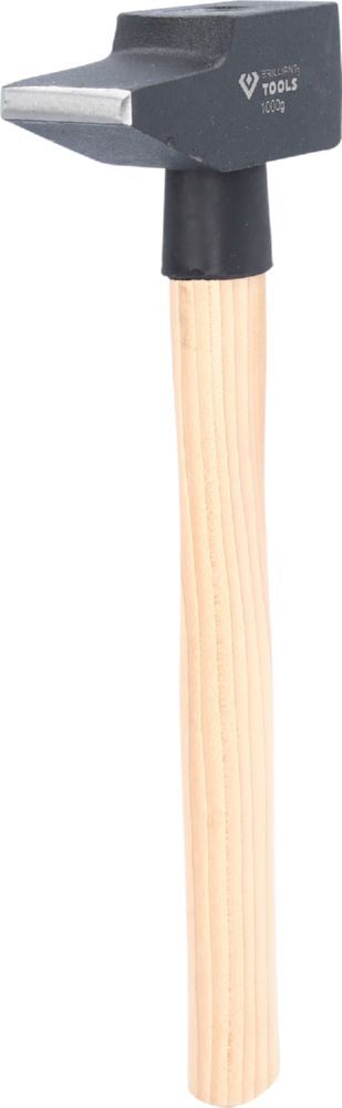 Brilliant Tools Schlosserhammer mit Hickory Stiel 1000 Gramm französische Form Brilliant Tools Schlosserhammer mit Hickory Stiel 1000 Gramm französische Form