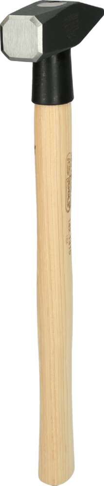 KS Tools Schlosserhammer mit Hickorystiel 400g Produktbild KS Tools Schlosserhammer mit Hickorystiel 400g bild 2