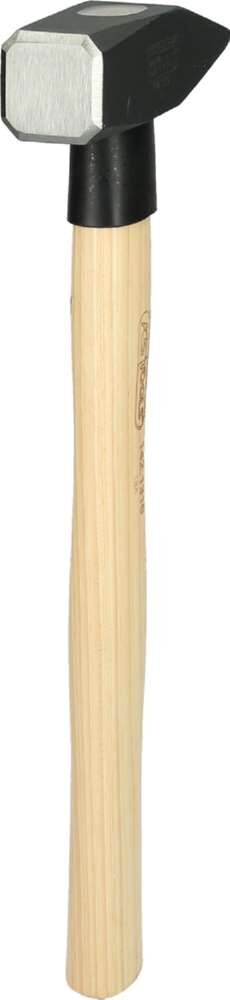 KS Tools Schlosserhammer mit Hickorystiel 600g Produktbild KS Tools Schlosserhammer mit Hickorystiel 600g bild 2