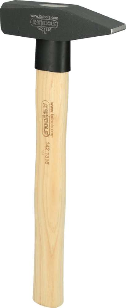 KS Tools Schlosserhammer mit Hickorystiel 600g Produktbild KS Tools Schlosserhammer mit Hickorystiel 600g bild 4