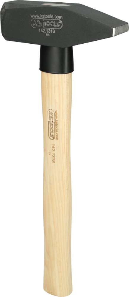 KS Tools Schlosserhammer mit Hickorystiel 1500g Produktbild KS Tools Schlosserhammer mit Hickorystiel 1500g bild 4