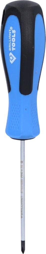 Briliant Tools Schraubendreher PH0 x 75 mm Kreuzschlitz Produktbild Briliant Tools Schraubendreher PH0 x 75 mm Kreuzschlitz