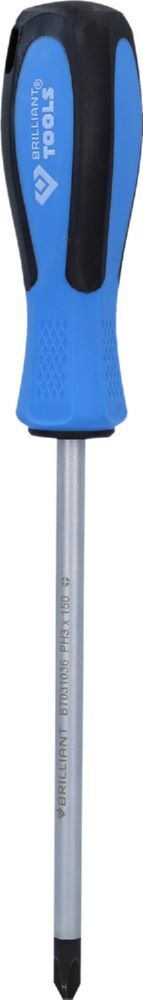 Brilliant Tools Schraubendreher Kreuzschlitz PH3 x 150 mm Produktbild Brilliant Tools Schraubendreher Kreuzschlitz PH3 x 150 mm