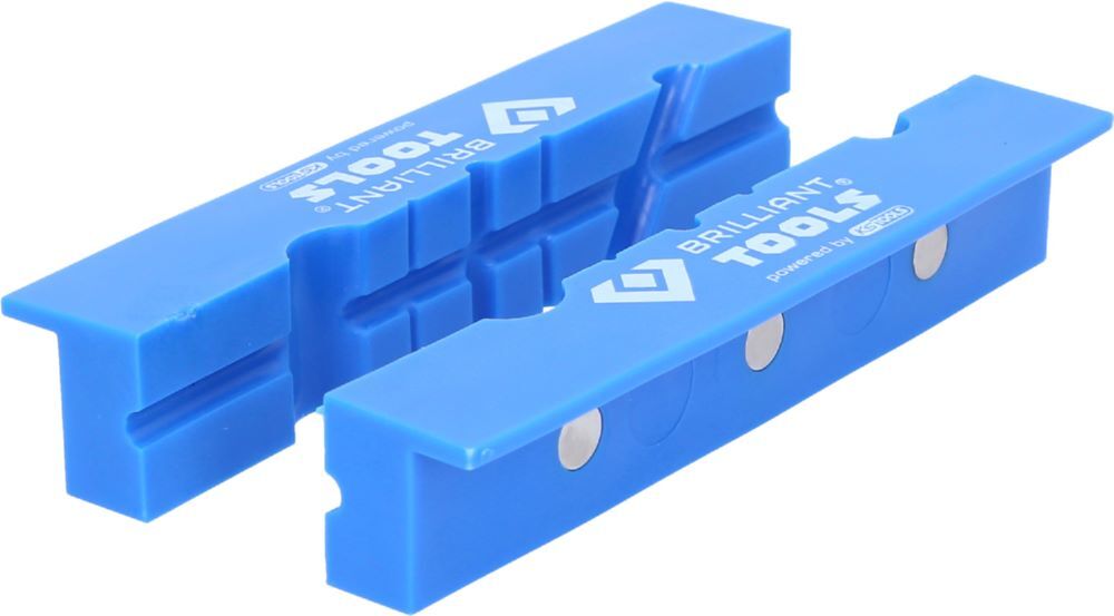 Brilliant Tools Schonbacken Satz Kunststoff mit Nuten 150 mm Produktbild Brilliant Tools Schonbacken Satz Kunststoff mit Nuten 150 mm bild 3