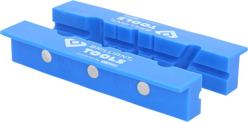 Brilliant Tools Schonbacken Satz Kunststoff mit Nuten 150 mm Produktbild Brilliant Tools Schonbacken Satz Kunststoff mit Nuten 150 mm bild 4