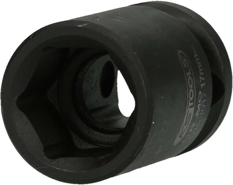 KS Tools 1/2 Zoll Sechskant-Kraft-Stecknuss kurz Schlüsselweite 17 mm Gesamtlänge 38 mm Produktbild KS Tools 1/2 Zoll Sechskant-Kraft-Stecknuss kurz Schlüsselweite 17 mm Gesamtlänge 38 mm