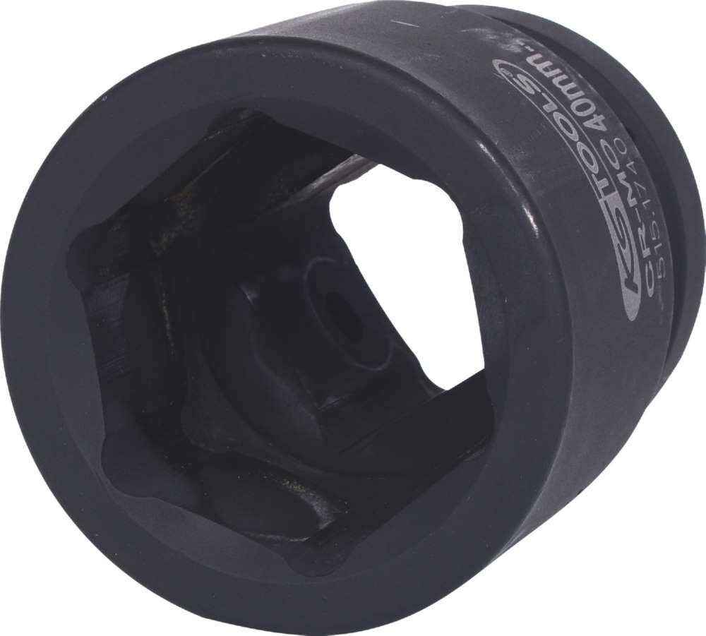 KS Tools 1 Zoll Sechskant-Kraft-Stecknuss kurz Schlüsselweite 40 mm Produktbild KS Tools 1 Zoll Sechskant-Kraft-Stecknuss kurz Schlüsselweite 40 mm