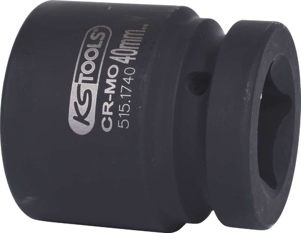 KS Tools 1 Zoll Sechskant-Kraft-Stecknuss kurz Schlüsselweite 40 mm Produktbild KS Tools 1 Zoll Sechskant-Kraft-Stecknuss kurz Schlüsselweite 40 mm bild 2