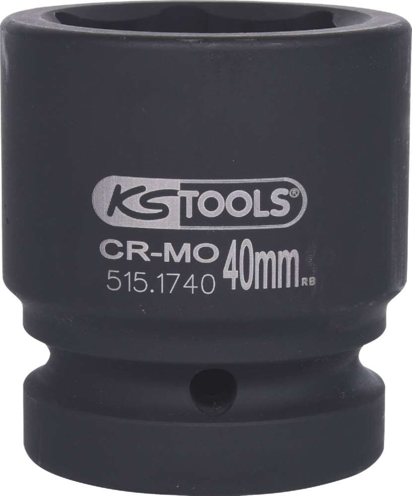 KS Tools 1 Zoll Sechskant-Kraft-Stecknuss kurz Schlüsselweite 40 mm Produktbild KS Tools 1 Zoll Sechskant-Kraft-Stecknuss kurz Schlüsselweite 40 mm bild 5