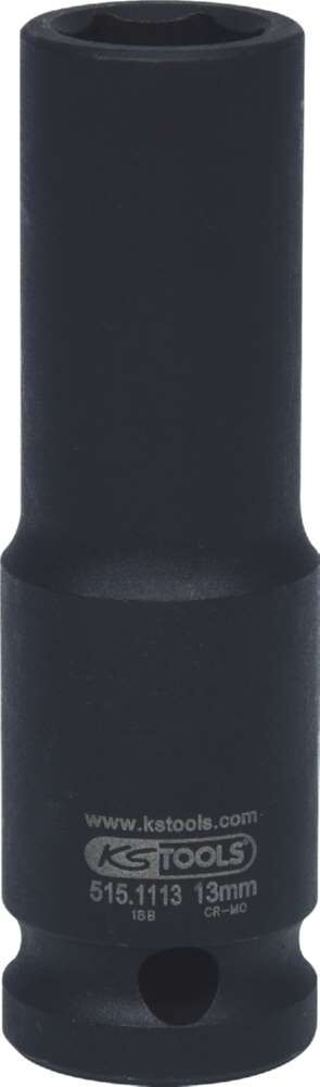 KS Tools 1/2 Zoll Sechskant-Kraft-Stecknuss lang Schlüsselweite 13 mm Produktbild KS Tools 1/2 Zoll Sechskant-Kraft-Stecknuss lang Schlüsselweite 13 mm bild 5