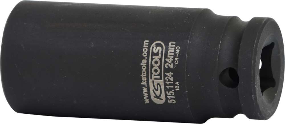 KS Tools 1/2 Zoll Sechskant-Kraft-Stecknuss lang 24 mm Produktbild KS Tools 1/2 Zoll Sechskant-Kraft-Stecknuss lang 24 mm bild 2