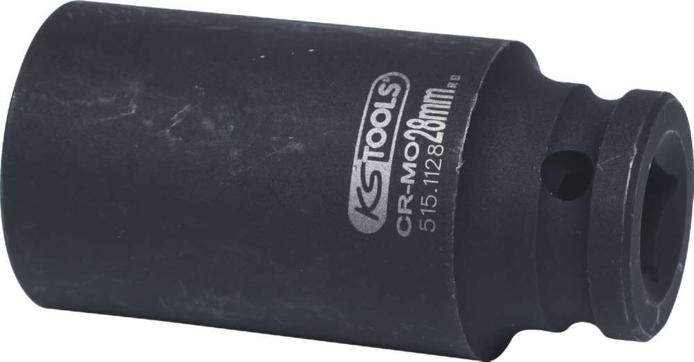 KS Tools 1/2 Zoll Sechskant-Kraft-Stecknuss lang Schlüsselweite 28 mm KS Tools 1/2 Zoll Sechskant-Kraft-Stecknuss lang Schlüsselweite 28 mm