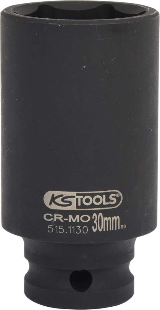 KS Tools 1/2 Zoll Sechskant-Kraft-Stecknuss lang 30 mm Produktbild KS Tools 1/2 Zoll Sechskant-Kraft-Stecknuss lang 30 mm bild 5