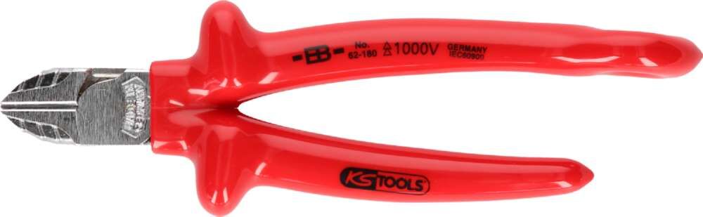 KS Tools 1000V Seitenschneider mit Sicherungsöse Schneidenlänge 24 mm Produktbild KS Tools 1000V Seitenschneider mit Sicherungsöse Schneidenlänge 24 mm