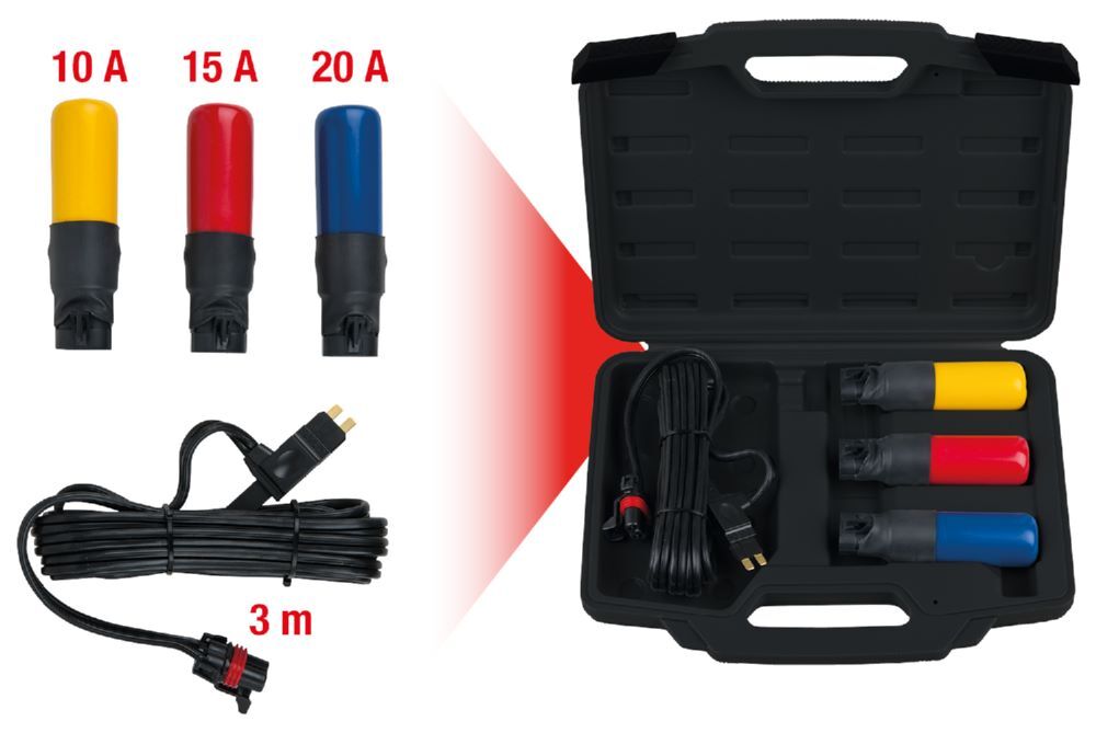 KS Tools Sicherungsautomaten Satz 10A 15A 20A 4 teilig KS Tools Sicherungsautomaten Satz 10A 15A 20A 4 teilig