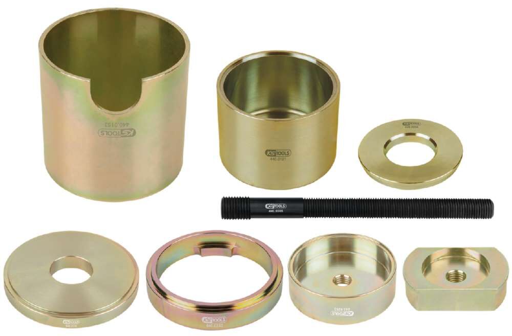 KS Tools Silentlagerwerkzeug Satz 8 Teilefür BMW X5 Hinterachse Produktbild KS Tools Silentlagerwerkzeug Satz 8 Teilefür BMW X5 Hinterachse