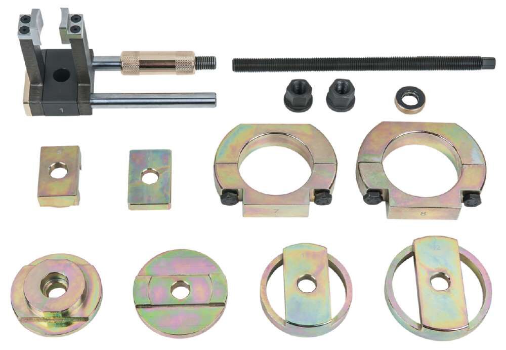 KS Tools Silentlagerwerkzeug Satz für BMW Hinterachse 13 Teile Produktbild KS Tools Silentlagerwerkzeug Satz für BMW Hinterachse 13 Teile