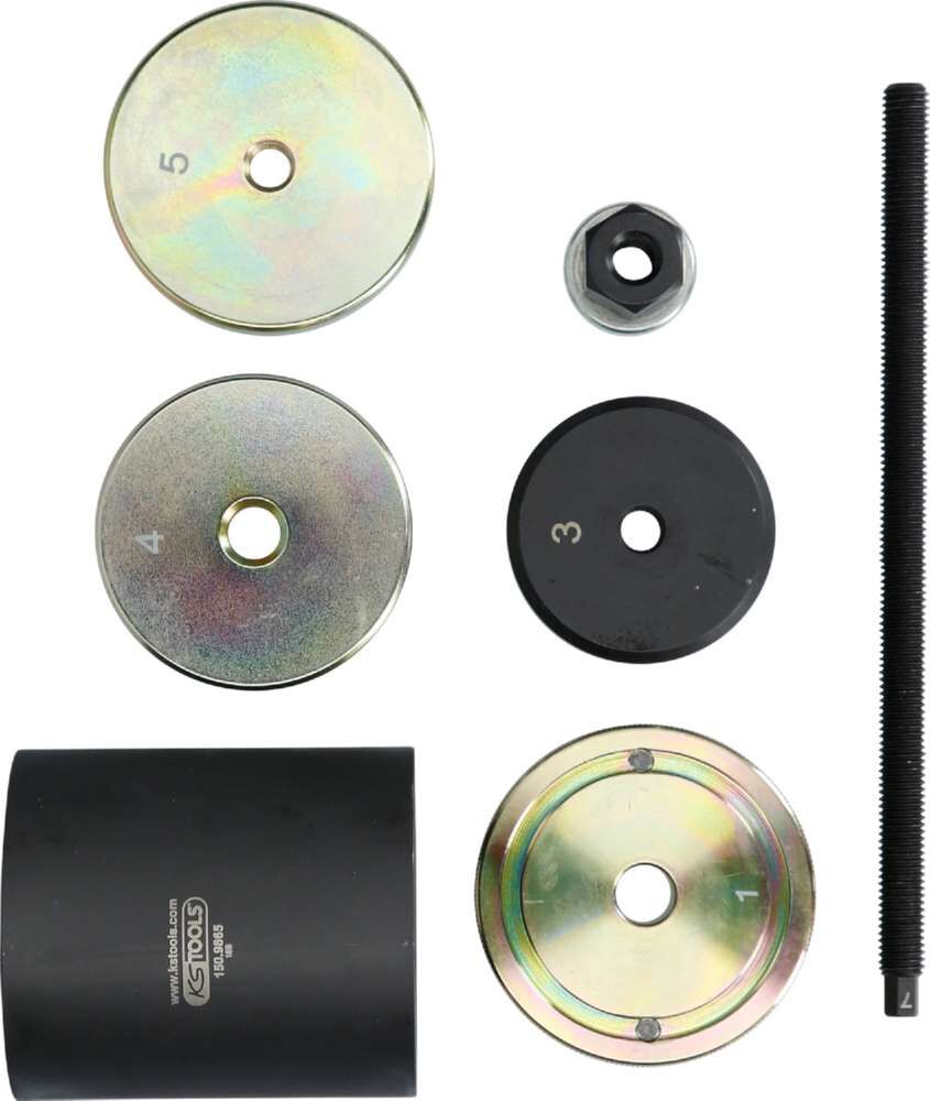 KS Tools Silentlagerwerkzeug Satz für BMW Hinterachsträger 7 Teile Produktbild KS Tools Silentlagerwerkzeug Satz für BMW Hinterachsträger 7 Teile bild 3