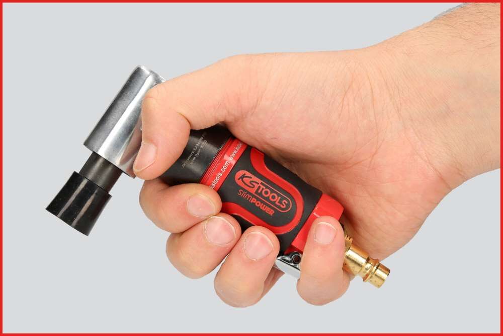 KS Tools Druckluft Schleifmaschine Slim Power für kleine Pads 19000 U/min Produktbild KS Tools Druckluft Schleifmaschine Slim Power für kleine Pads 19000 U/min bild 6
