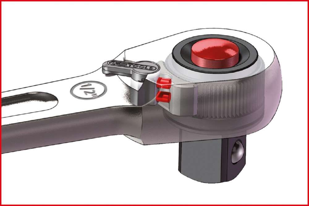 KS Tools 1/4 Zoll SlimPOWER Umschaltknarre 72 Zahn Produktbild KS Tools 1/4 Zoll SlimPOWER Umschaltknarre 72 Zahn bild 2