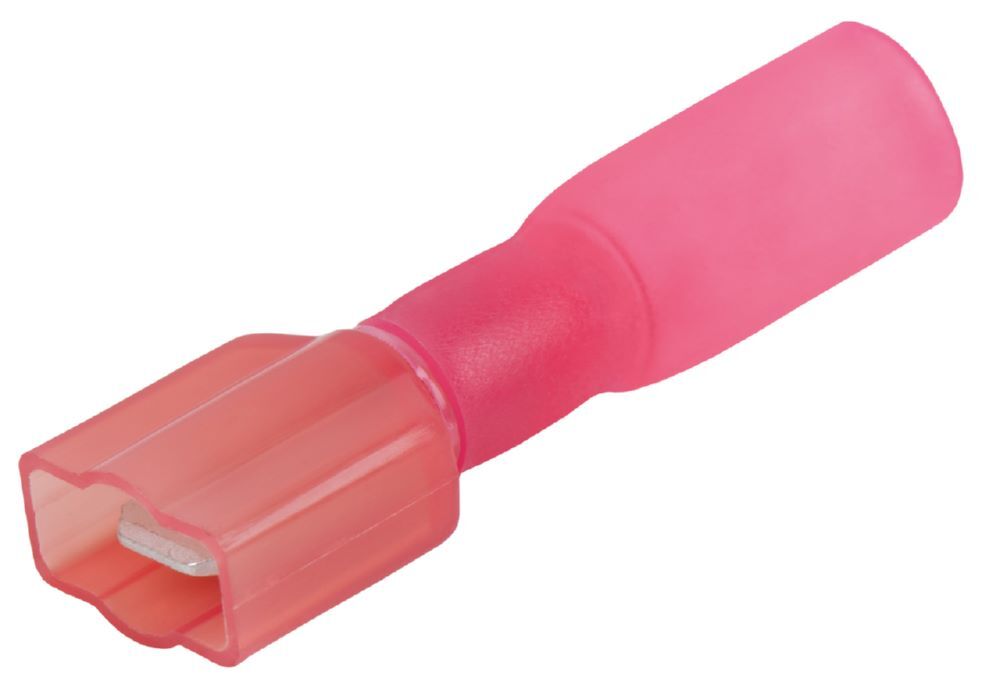 KS Tools Sortiment isolierter Quetschverbinder rot AWG22-16 6 teilig Stecker Produktbild KS Tools Sortiment isolierter Quetschverbinder rot AWG22-16 6 teilig Stecker