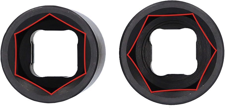 Produktbild 1/2" Spezial-Alu-Felgen-Kraft-Stecknuss-Satz für Ford, 18,5 / 19,5 / 20,5 / 21,5 bild 4