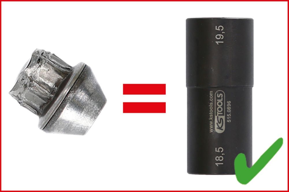 Produktbild 1/2" Spezial-Alu-Felgen-Kraft-Stecknuss-Satz für Ford, 18,5 / 19,5 / 20,5 / 21,5 bild 6
