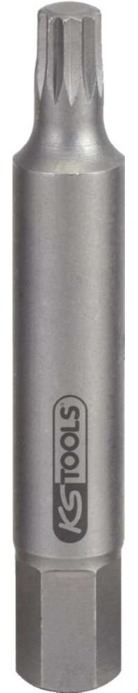 KS Tools Spezial-Bit Vielzahn Profilgrösse M8 Gesamtlänge 75 mm Produktbild KS Tools Spezial-Bit Vielzahn Profilgrösse M8 Gesamtlänge 75 mm