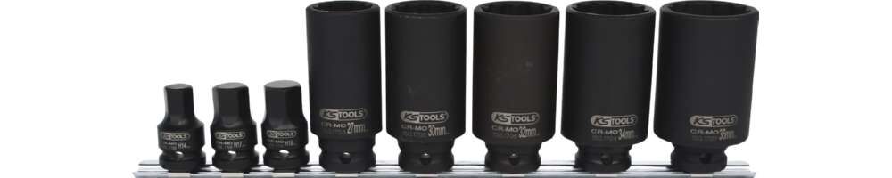 KS Tools 1/2 Zoll Spezial Gelenkwellen Stecknuss Satz 8 Teile Produktbild KS Tools 1/2 Zoll Spezial Gelenkwellen Stecknuss Satz 8 Teile