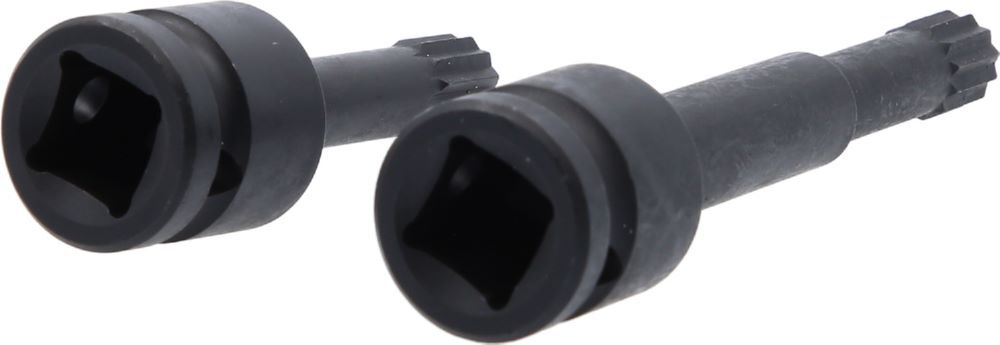 Produktbild 1/2" Spezial-Kraft-Bit-Stecknuss-Satz Vielzahn, 2-tlg bild 3